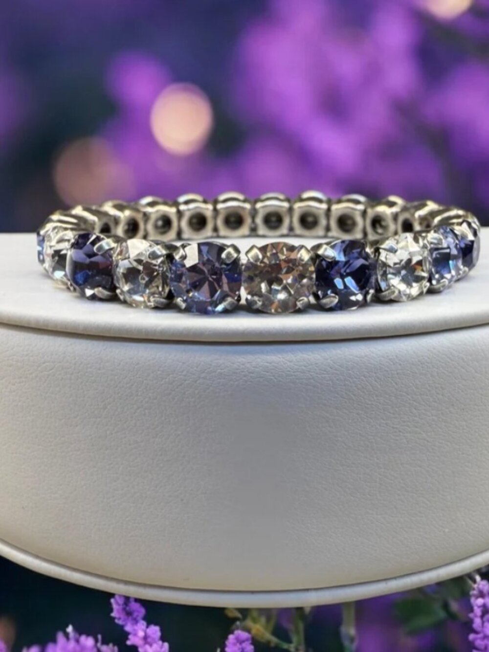 Divine Harmony - Full Amethyst Crystal Stretch Bracelet